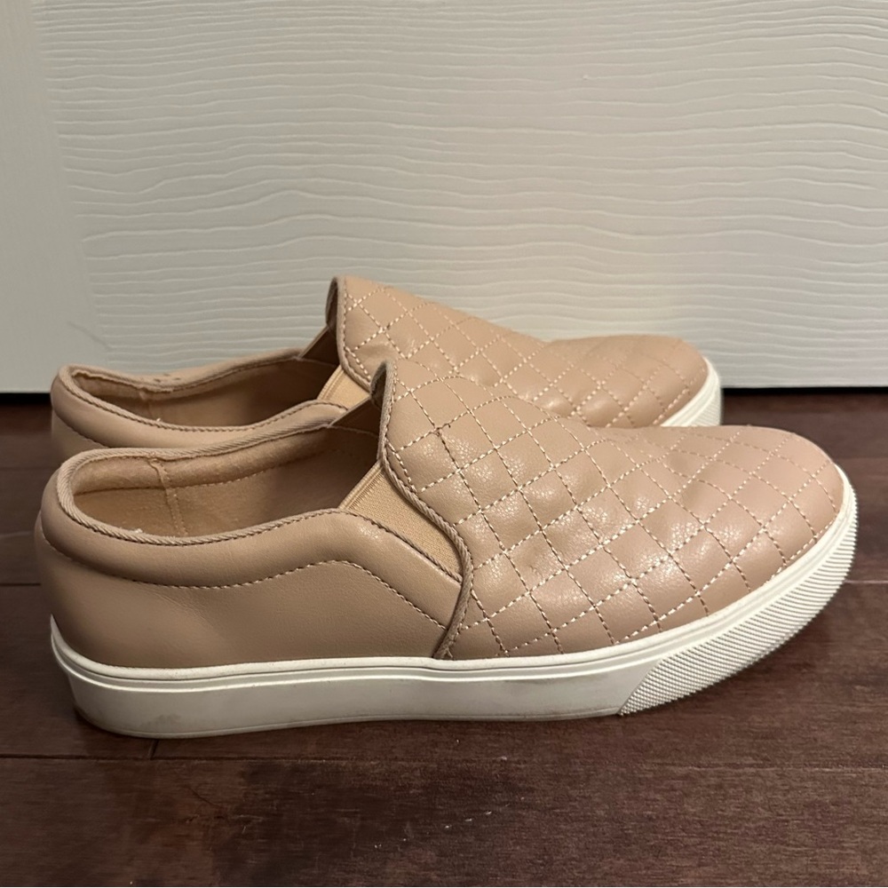 Light pink slip on sneakers